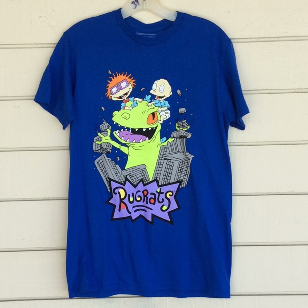 Nickelodeon Rugrats Blue 90s T-Shirt Size Small